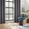 Rideau Opaque Avec Oeillets, Couleur Gris Foncé Voir les images du produit 6