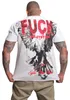 Yakuza Pánske tričko Eagle Regular, biele, L Náhľad obrázku produktu 1