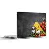 MuchoWow® Laptop Aufkleber Sticker Cover Nudeln - Kräuter - Produktbild-Vorschau 1