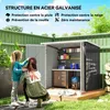 Outsunny Abri de Jardin - cabane de jardin 1,26 m² - Voir les images du produit 3