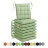 Lavea® Sitzkissen 40x40 cm - 8er Set,  mit Stoffbändern – Produktbild-Vorschau 1