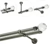Gardinenstange 200 cm für Wandmontage, Vorhangstange 19 mm Produktbild-Vorschau 3