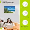 ARTland Leinwandbild Strand und Seebrücke an Ostseeküste Produktbild-Vorschau 3