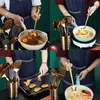 Gouden keukengerei set, roestvrij staal, 13-delig. Productafbeelding-voorbeeld 2
