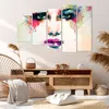 Bild auf Leinwand - Leinwandbild - Frau Gesicht Kosmetik - Produktbild-Vorschau 7