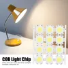 A desk lamp is shown on the left, and a set of COB LED chips is shown on the right. Náhľad obrázku produktu