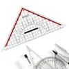 10 Stk. Geodreiecke 22 cm transparent abnehmbarer Griff Produktbild-Vorschau 5
