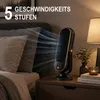 Ventilátor stolní "AKKU", černý Náhled obrázku produktu 5