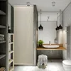 Relaxdays Duschrollo, 60x240 cm, Seilzugrollo für Dusche & Produktbild-Vorschau 2