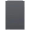 A plain studio shot of a gray metal firewood rack. Anteprima dell’immagine prodotto