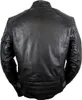 Herren Motorrad Lederjacke Biker Chopper Rocker Jacke mit Produktbild-Vorschau 4