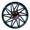 18 Zoll KESKIN KT20 5x112 ET45 Alufelgen BLACK PAINTED BLUE Produktbild-Vorschau 2