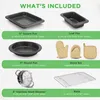 Set completo da cucina NutriChef nero marmo – 22 pezzi con Anteprima dell’immagine prodotto 5