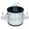 An air purifier filter is shown with animated particles representing filtration. Náhled obrázku produktu