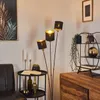 Costa »Costa« Bodenlampe, Metall, Schwarz, Stoffschirme, Produktbild-Vorschau 9
