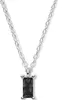 Neue Bling 9NB-1054 Silber Halskette mit Zirkonia Anhänger Produktbild-Vorschau 2