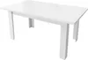 A white dining table is shown against a white background. Anteprima dell’immagine prodotto