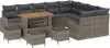 Maison Exclusive - Gartensofa-set mit Kissen 13 pcs Grau Produktbild-Vorschau 2