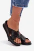 Verzierte Damen-Plattformsandalen aus  Schwarz Calorissa 39 Produktbild-Vorschau 7
