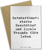 Mr. & Mrs. Panda neujahrskarte Spruch Bernhardiner Treue - Produktbild-Vorschau 1