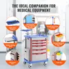 SucceBuy Carrello da laboratorio a 5 piani, carrello medico Anteprima dell’immagine prodotto 4