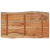 vidaXL Piano da tavolo 70x40x2,5 cm rettangolare in legno Anteprima dell’immagine prodotto 4