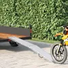 vidaXL Skladací nájazd 200 kg na nájazd Strieborný 186 x 23 Náhľad obrázku produktu 2