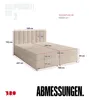 BroMARKT Boxspringbett DENVER mit 2 Bettkasten, Produktbild-Vorschau 8