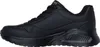 A side view of a black Skechers Uno Lite Lite Work Polyurethane Women's trainer. Anteprima dell’immagine prodotto
