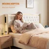 OYAJIA Polsterbett 140x200cm mit LED, Doppelbett mit Produktbild-Vorschau 4