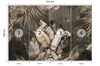 Muralo Vlies Fototapete TROPISCHE BLÄTTER Blumen Pflanzen Produktbild-Vorschau 2