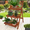 CASARIA® Kvetinové schody 80x60x56cm Akácia s certifikátom Náhľad obrázku produktu 8