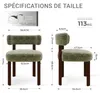 Lot 2 chaises latérales en bois, chaises de cuisine vintage Voir les images du produit 3