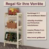 Kombiregal schmal Vorratsregal, Kistenregal, Lagerregal aus Produktbild-Vorschau 5