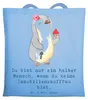 Mr. & Mrs. Panda Jutebeutel Immobilienkauffrau Herz - Sky Produktbild-Vorschau 1