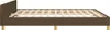 vidaXL Bettgestell ohne Matratze Dunkelbraun 160x200 cm Produktbild-Vorschau 5