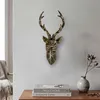 Corna di cervo in bronzo ottica - 10 Ender 30x15 cm - testa Anteprima dell’immagine prodotto 3