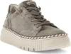 A single gray women's sneaker with a platform sole is shown against a white background. Náhľad obrázku produktu