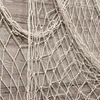 com-four® 1x Deko Fischernetz 100 x 200 cm - naturfarbenes Produktbild-Vorschau 5