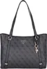 A studio shot of a grey Guess shopper bag. Produktbild-Vorschau