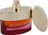 Flakon Michael Kors Wonderlust Sensual Essence mit goldfarbenem Sprühkopf, abgenommener ovaler Kappe und Farbverlauf von Orange zu Pink. Produktbild-Vorschau