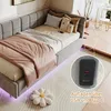 INONEFT Polsterbett 90x200cm mit LED und USB, Jugendbett Produktbild-Vorschau 8