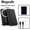 MagSafe Powerbank 5000mAh Wireless 15W Schnellladen USB-C Produktbild-Vorschau 1