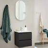 Hängewaschtisch 45cm mit Keramikwaschbecken SORRENTO Produktbild-Vorschau 5