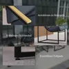 Zestaw mebli ogrodowych Outsunny ze stali dla 4 osób – Podgląd zdjęcia produktu 8