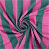 Viskose Stoff Meterware Slub Jersey Happy Stripes by Cherry Produktbild-Vorschau 4