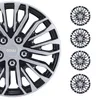17 Zoll Radkappen Universal Radzierblenden Grau-Schwarz Produktbild-Vorschau 1