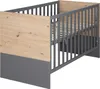 A baby crib shown from a side-diagonal angle against a white background. Produktbild-Vorschau