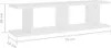 vidaXL Wandregale 2 Stk. Weiß 75x18x20 cm Holzwerkstoff Produktbild-Vorschau 7