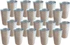 Edelstahl Becher 500ml 20er-Set gehämmert Trinkbecher Produktbild-Vorschau 1